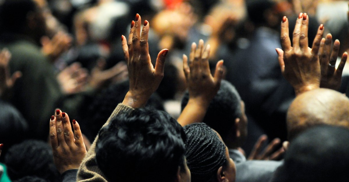 Worship crowd at a Global Grace Activation gathering